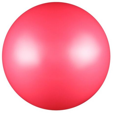 Мяч для художественной гимнастики, силикон, металлик, 15 см, 300 г, AB2803, цвет розовый