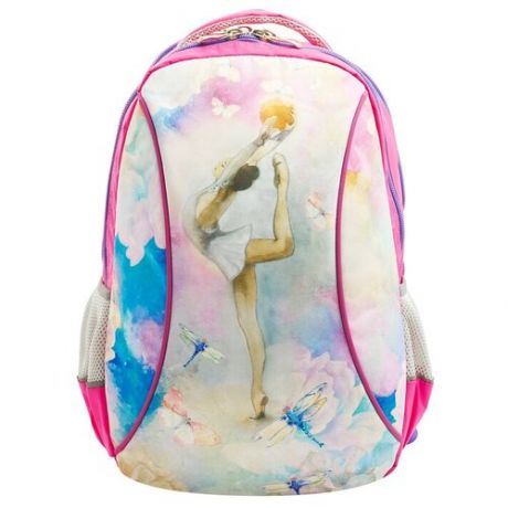 Рюкзак для гимнастики 216 L-031, 44 х 30 х 17 см, цвет сиреневый/розовый/фиолетовый