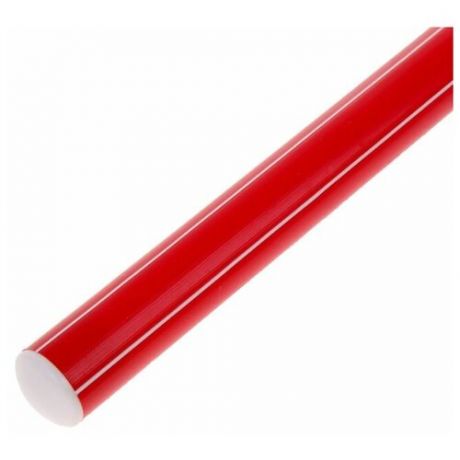Палка гимнастическая 30 см, цвет: красный