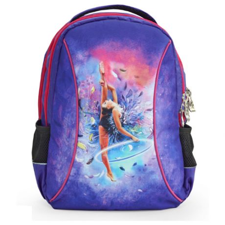 Рюкзак для гимнастики M (38*29*12) василек/розовый