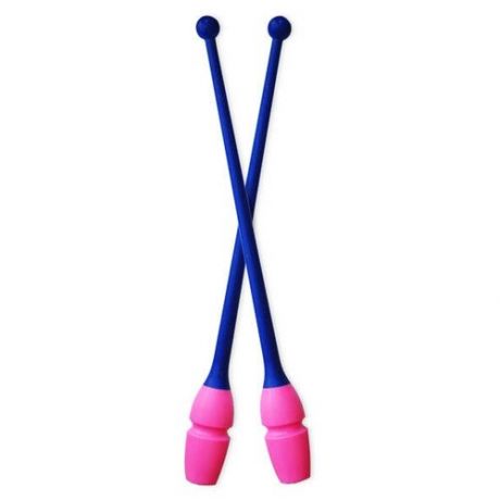 Булавы сборные Pastorelli модель Masha 45,2 см Сине- розовые