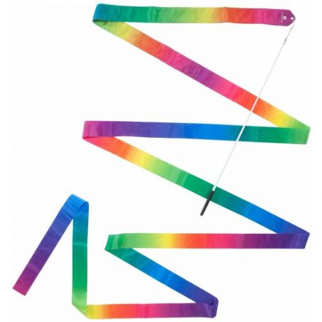 Лента для художественной гимнастики 6 м разноцветная DOMYOS X Decathlon