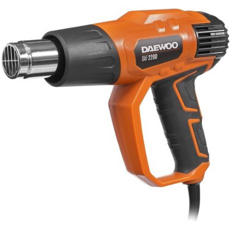 Строительный фен Daewoo Power Products DAF 2200 Case, 2200 Вт оранжевый