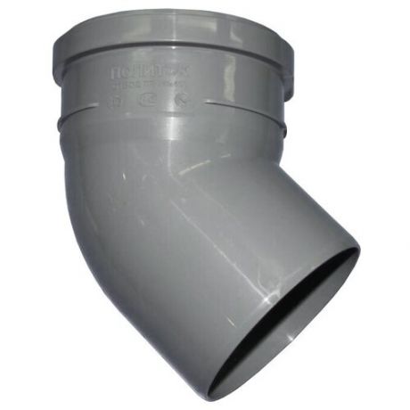 Отвод для внутренней канализации Политэк 110 мм 67