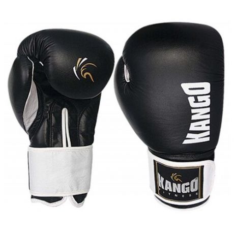 Перчатки боксерские Kango BMK-003 Black/White PU 10 унций