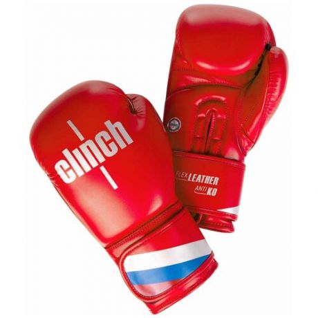 Боксерские перчатки Clinch Olimp plus красный 16 oz