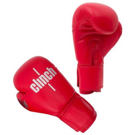 Боксерские перчатки Clinch Olimp красный 10 oz