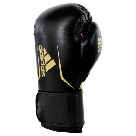 Боксерские перчатки adidas Speed 100 черный/золотой 10 oz