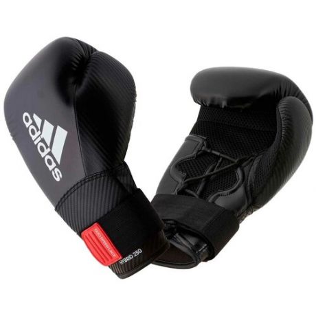 Перчатки боксерские Hybrid 250 черные (вес 14 унций)