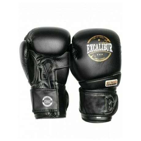 Перчатки боксерские Excalibur 8000-01 Black PU 10 унций