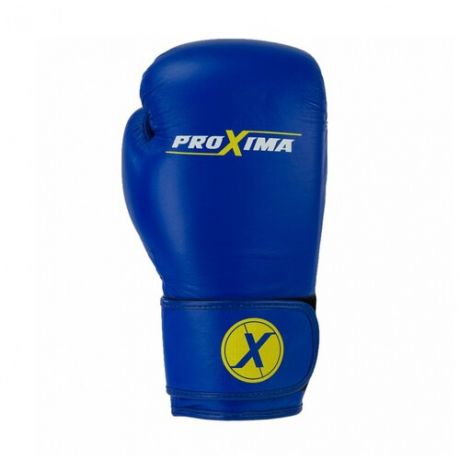 Перчатки боксерские PROXIMA синтетическая кожа (синие)