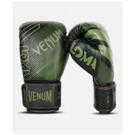 Venum боксерские тренировочные перчатки Commando Loma Edition черно- зеленые