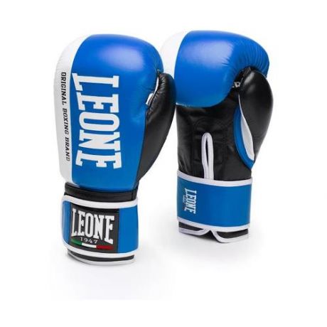 Боксерские перчатки LEONE 1947 CHALLENGER GN201 Синие 16OZ