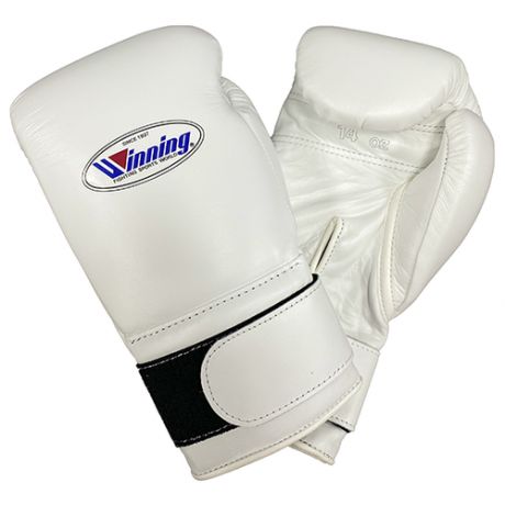 Боксерские перчатки Winning Белые (16 унций)