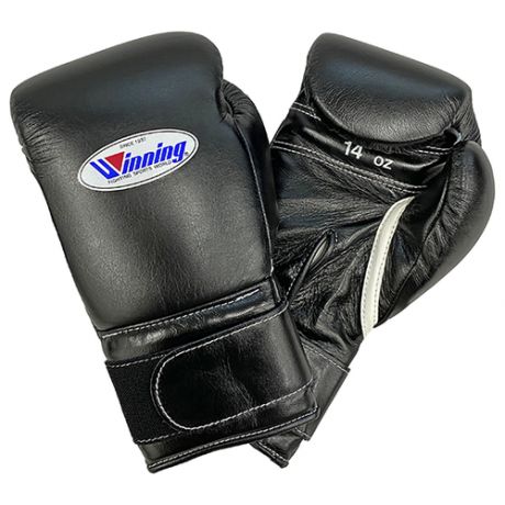 Боксерские перчатки Winning Чёрные (16 унций)