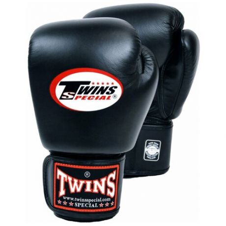 TWINS Боксерские перчатки TWINS BGVL-3 BLACK 12 унций