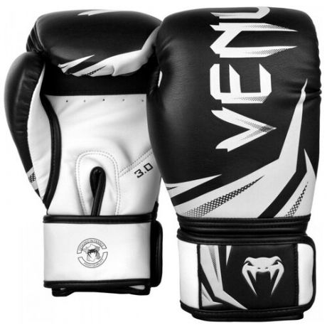Venum боксерские тренировочные перчатки Challenger 3.0 черно- белые