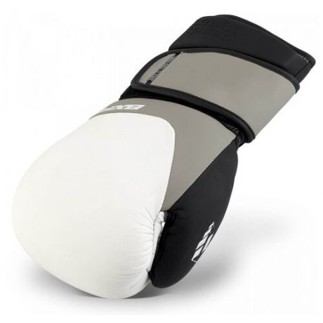 PunchTown боксерские тренировочные перчатки черно- серые BXR eX2