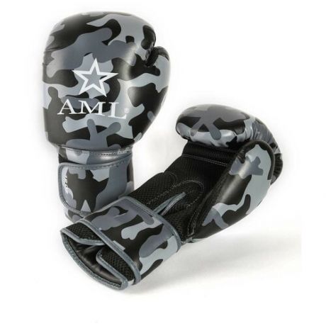 Перчатки боксерские AML Black Camo (10 унций)