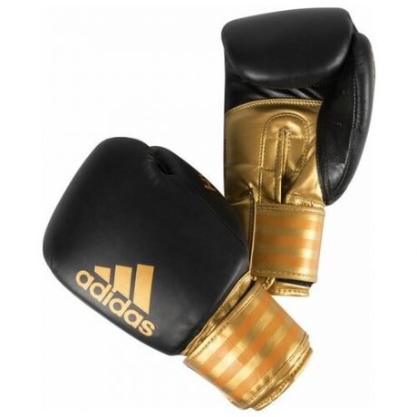 Перчатки боксерские Hybrid 200 черно-золотые (вес 20 унций)