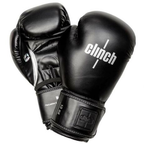 Перчатки боксерские Clinch Fight 2.0 черные 12 унций C137