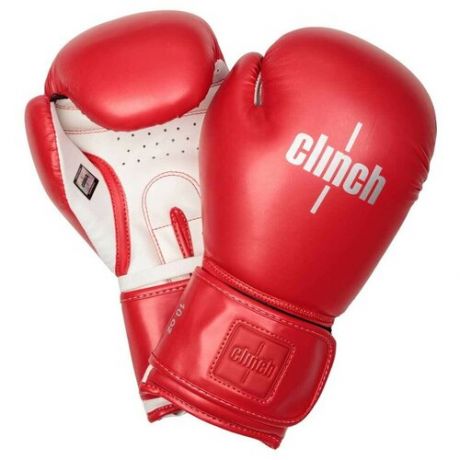 Перчатки боксерские Clinch Fight 2.0 красно-белые 8 унций C137