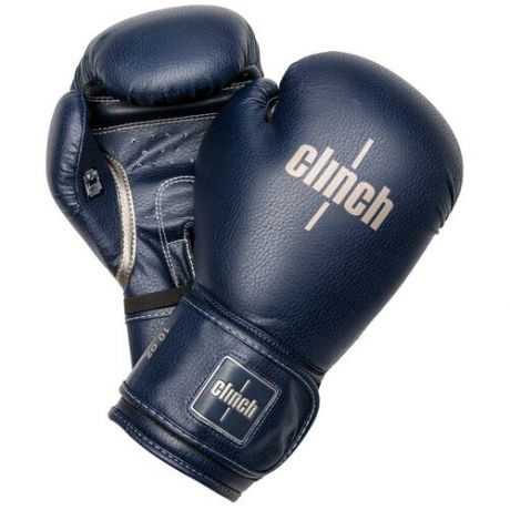 Перчатки боксерские Clinch Fight 2.0 темно-синие (вес 14 унций)