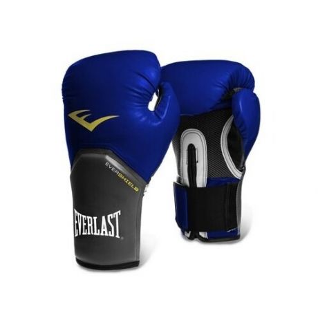 Боксерские перчатки Everlast тренировочные Pro Style Elite синие