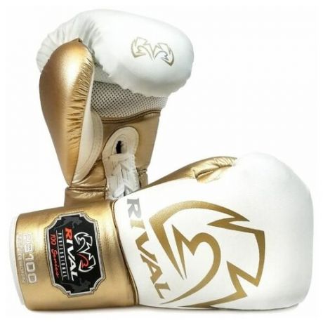 Перчатки боксерские RIVAL RS100 PROFESSIONAL SPARRING GLOVES, 16 унций, белые