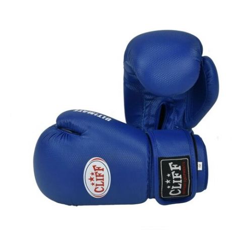 Перчатки боксерские ULTIMATE CRISTAL FLEX, синий, 8 (OZ)