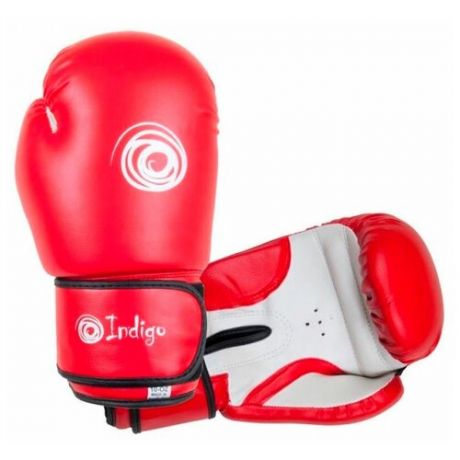 Боксерские перчатки Indigo PS-799 красный 8 oz
