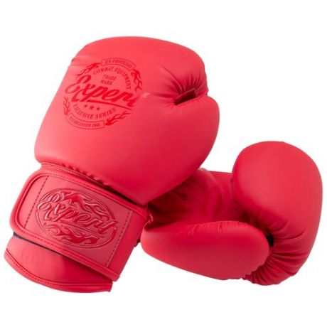 Боксерские перчатки FIGHT EXPERT BGS-V красный 10 oz