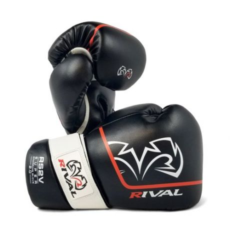 Боксерские перчатки Rival RS2V Super Sparring 2.0 Black (12 унций)