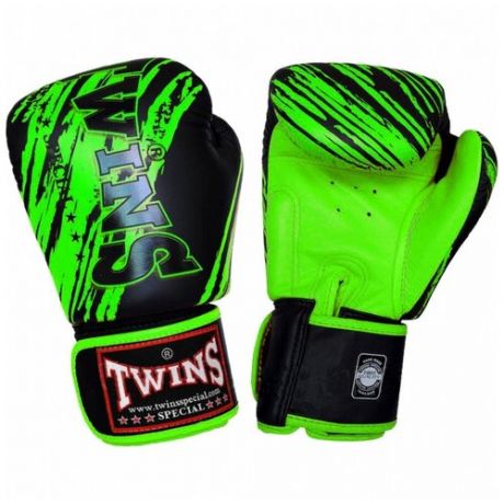 Снарядные перчатки Twins Ftbgl1f-tw2 Fancy Training Bag Gloves черно-зеленые
