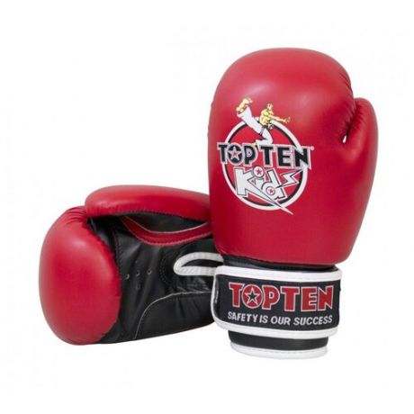Top Ten детские боксерские тренировочные перчатки красные Kids Generation