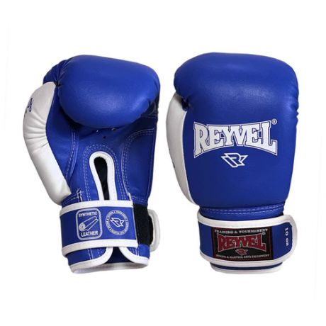 Перчатки боксёрские Reyvel Beginning (синие) (8 oz)