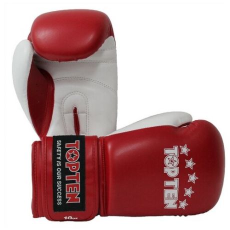 Top Ten боксерские тренировочные перчатки красные NB II