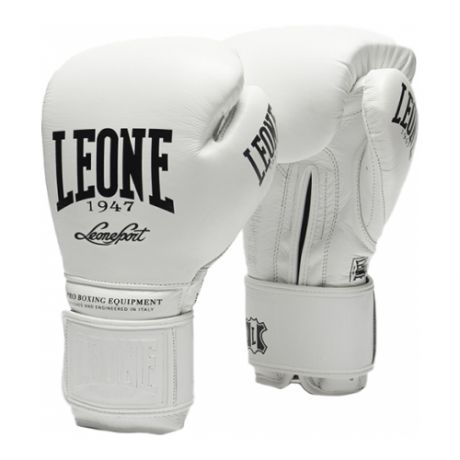 Боксерские перчатки Leone 1947 THE GREATEST GN111 Белые (12 унций)