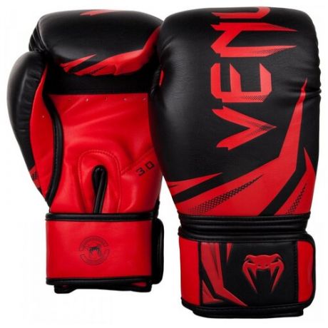 Venum боксерские тренировочные перчатки Challenger 3.0 черно- красные
