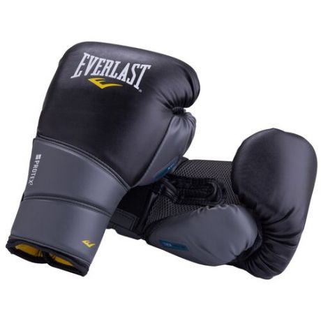 Перчатки боксерские тренировочные Everlast Protex2, 12oz LXL, черные, артикул 3112LXLU