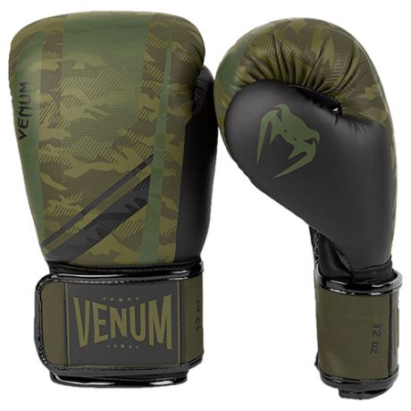Боксерские перчатки Venum Trooper Forest camo/Black (12 унций)