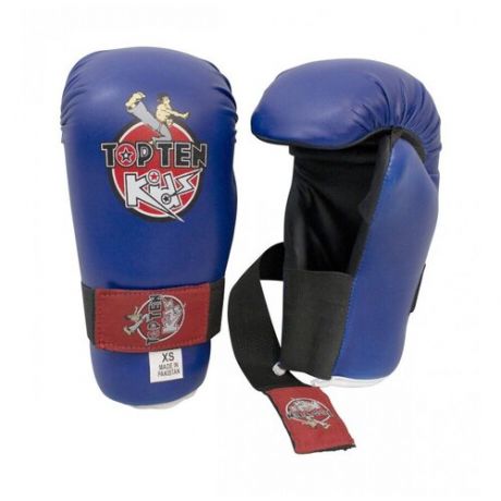 Top Ten детские боксерские тренировочные перчатки синие Pointfighter