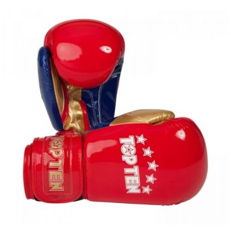 Top Ten боксерские тренировочные перчатки красно- золотые Champion