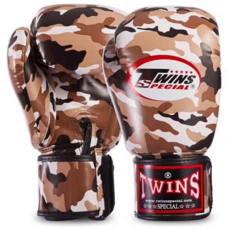 Боксерские перчатки Twins fbgvs3-ml fancy boxing gloves коричневые