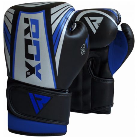 Перчатки боксерские RDX KIDS JBG-1U SILVER/BLUE JBG-1U-6oz, 6 oz, детские