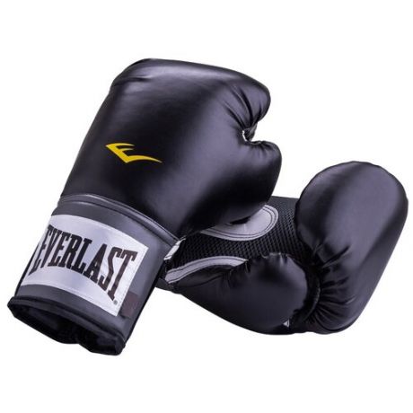 Боксерские перчатки Everlast PU Pro style anti-MB black 14 oz