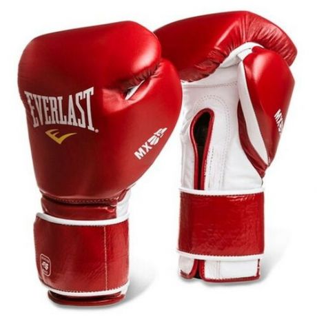 Перчатки Everlast MX Training на липучке 16oz красные