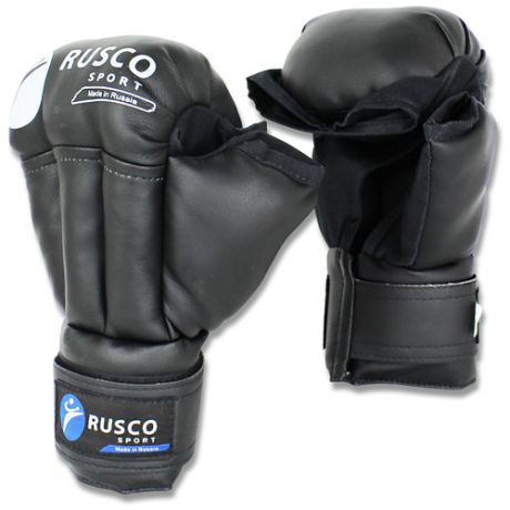 Перчатки для рукопашного боя Rusco, к/з, черный - 6
