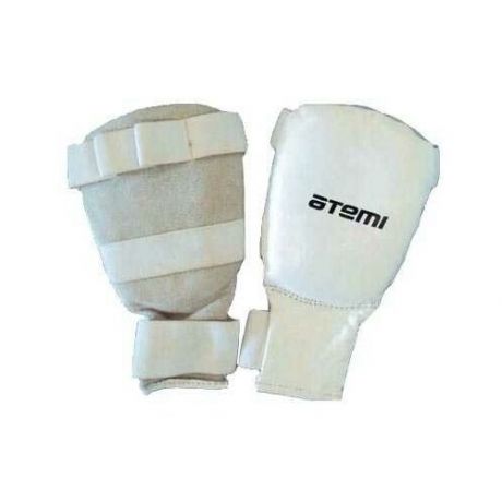 Перчатки для карате ATEMI PKP-453, кожа, белые, размер XL