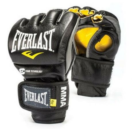 Перчатки для рукопашного боя: Перчатки Everlast боевые MMA Competition без пальца XL, артикул 7674XLU